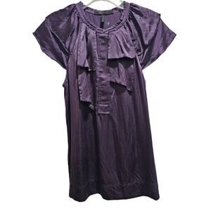 BCBCGMaxazria Top Blouse SIZE Medium PURPLE